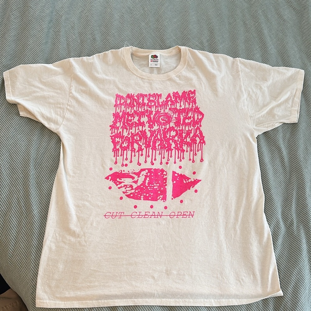 Vintage Graphic T with Neon Print